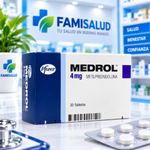 MEDROL METILPREDNISOLONA 4MG C*30 TABLETAS - PFIZER