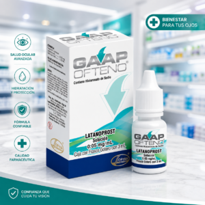 GAAP OFTENO LATANOPROST 0.005% SOLUCION OFTALMICA GOTAS FRASCO*3ML - SOPHIA