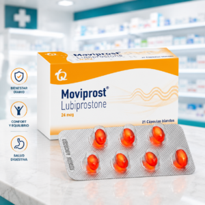 MOVIPROST LUBIPROSTONE 24MCG C*21 CAPSULAS BLANDAS - TECNOQUIMICAS