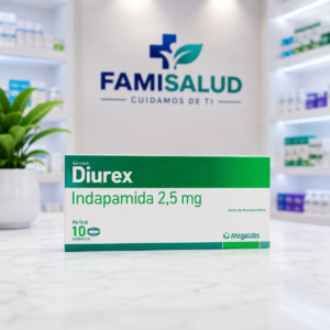 DIUREX INDAPAMIDA 2.5MG C*10 TABLETAS - MEGALABS