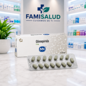 GLIMEPIRIDA 2MG C*15 TABLETAS - TECNOQUIMICAS