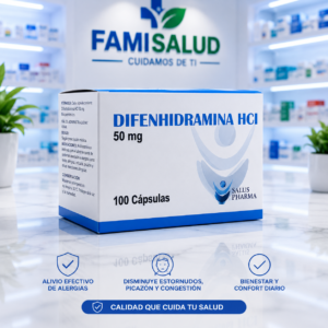 DIFENHIDRAMINA 50MG C*100 CAPSULAS SALUS PHARMA