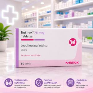 EUTIROX 75 LEVOTIROXINA SODICA 75MCG C*50 TABLETAS - MERCK