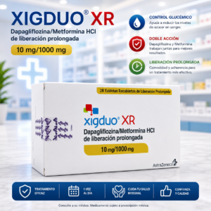 XIGDUO XR DAPAGLIFLOZINA+METFORMINA 10MG+1000MG C*28 TAB LIB PRO ASTRAZENECA.