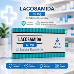 LACOSAMIDA 50MG C*30 TABLETAS RECUBIERTAS CYH LAB