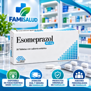 ESOMEPRAZOL 40MG BLISTER*30 TABLETAS CON CUBIERTA ENTERICA COLMED