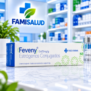 FEVENY ESTROGENOS CONJUGADOS 0.625MG/G CREM VAGINAL TUBO*43G + APLICADORES FAES FARMA