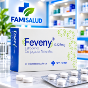 FEVENY ESTROGENOS CONJUGADOS 0.625MG C*28 TABLETAS RECUBIERTAS FAES FARMA