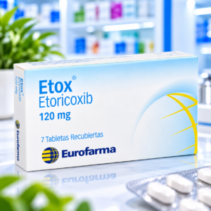ETOX ETORICOXIB 120MG C*7 TABLETAS RECUBIERTAS - EUROFARMA