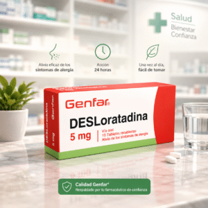 DESLORATADINA 5MG C*10 TABLETAS GENFAR
