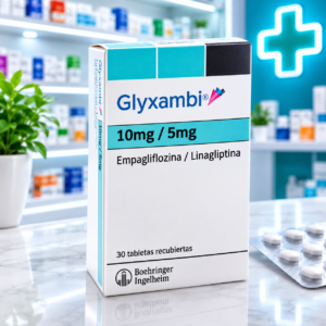 GLYXAMBI EMPAGLIFLOZINA 10MG, LINAGLIPTINA 5MG C*30 TABLETAS RECUBIERTAS BOEHRINGER