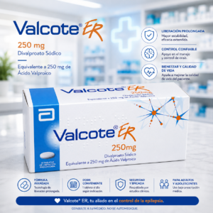 VALCOTE ER ACIDO VALPROICO 250MG C*30 TABLETAS DE LIBERACION PROLONGADA ABBOTT