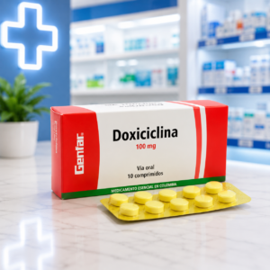 DOXICICLINA 100MG BLISTER*10 COMPRIMIDOS GENFAR
