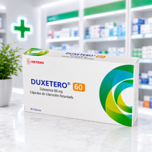 DUXETERO 60 DULOXETINA 60MG C*30 CAPSULAS DE LIBERACION RETARDADA HETERO