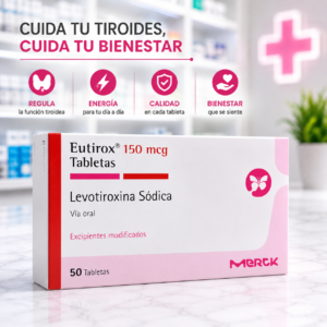 EUTIROX 150 LEVOTIROXINA SODICA 150MCG C*50 TABLETAS - MERCK