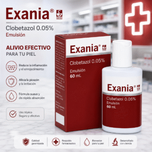 EXANIA CLOBETASOL PROPIONATO 0.05% EMULSION TOPICA FRASCO*60ML SIEGFRIED