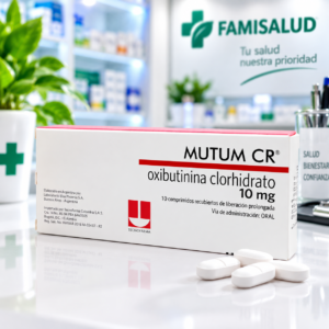 MUTUM CR OXIBUTININA 10MG C*10 COMPRIMIDOS RECUBIERTOS DE LIBERACION PROLONGADA - ADIUM