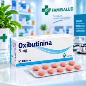 OXIBUTININA 5MG C*50 TABLETAS - SALUS PHARMA