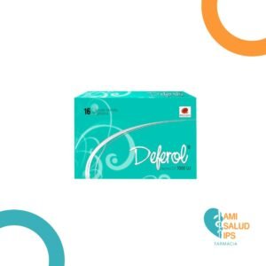 COLECALCIFEROL VITAMINA D3 7000 UI CAPSULAS BLANDAS DE GELATINA DEFEROL