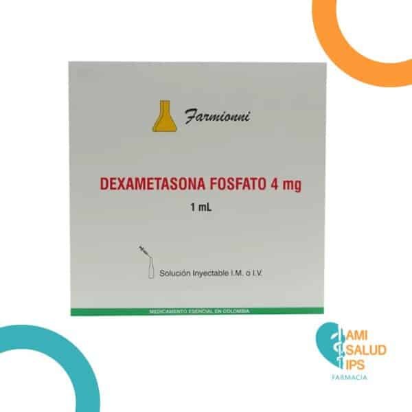 DEXAMETASONA FOSFATO 4MG/1ML SOLUCION INYECTABLE I.M/I.V FARMIONI