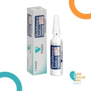 DICLOFENACO SODICO 75MG/3ML I.M/INFUSION I.V SOLUCION INYECTABLE VITALIS