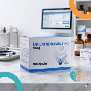 DIFENHIDRAMINA 50MG C*100 CAPSULAS SALUS PHARMA