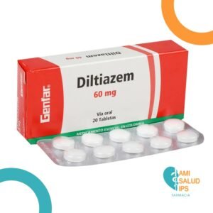 DILTIAZEM 60MG TABLETA GENFAR