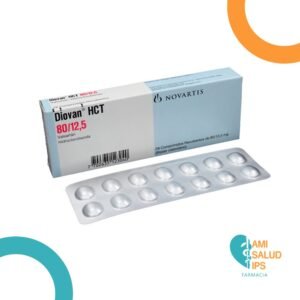 DIOVAN HCT VALSARTAN 80MG / HIDROCLOROTIAZIDA 12.5MG C*28 COMPRIMIDOS NOVARTIS