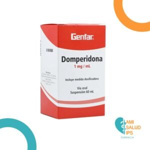 DOMPERIDONA 1MG/ML SUSPENSION ORAL FRASCO * 60ML GENFAR