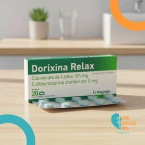 DORIXINA RELAX, CLONIXINATO DE LISINA 125MG, CICLOBENZAPRINA 5MG BLISTERS*20 COMPRIMIDOS RECUBIERTOS MEGALABS