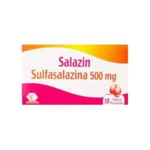 SULFASALAZINA 500MG TABLETAS RECUBIERTAS SALAZIN