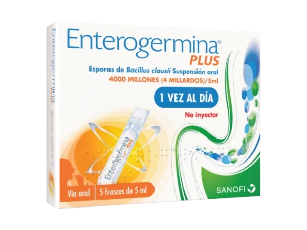 ENTEROGERMINA PLUS BACILLUS CLAUSII  4.000MILL/5ML SUSP ORAL  - SANOFI SUSP ORAL