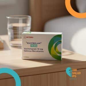 ESCITROLAM ESCITALOPRAM 10MG C*30 TABLETAS - HETERO