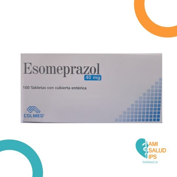 ESOMEPRAZOL 40MG TABLETA RECUBIERTA ENTERICA COLMED C*100 TABLETAS