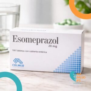 ESOMEPRAZOL 20MG C*100 TABLETAS RECUBIERTA ENTERICA COLMED