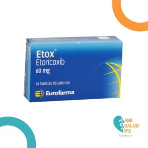 ETORICOXIB 60MG TABLETA RECUBIERTA ETOX