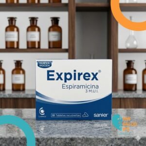 EXPIREX ESPIRAMICINA 3.000.000UI C*10 TABLETAS RECUBIERTAS LABINCO