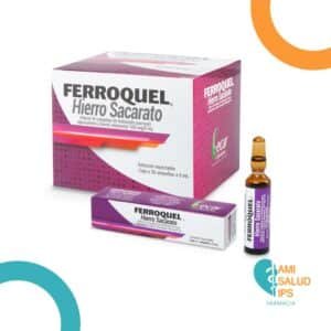 HIERRO SACARATO 100MG/5ML SOLUCION INYECTABLE * 5ML FERROQUEL