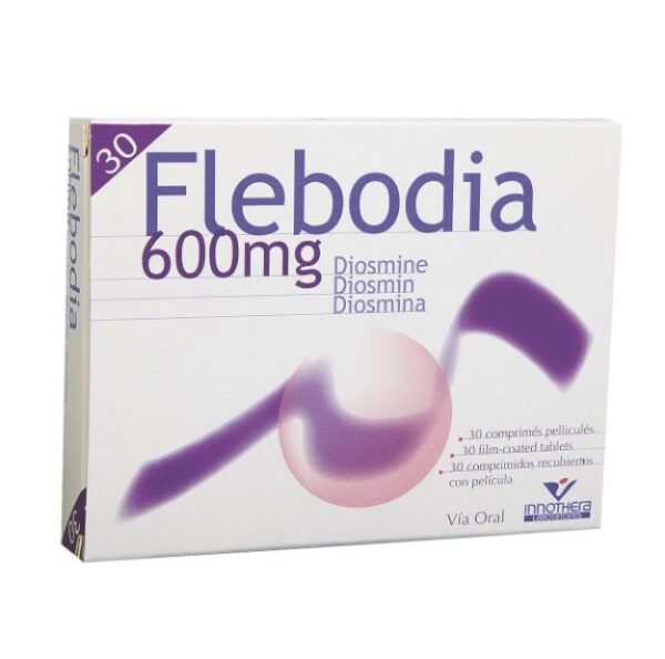 DIOSMINA 600MG COMPRIMIDO RECUBIERTO FLEBODIA