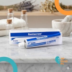 GENTACREM GENTAMICINA 0.1G/100G CREMA TOPICA TUBO*40G VONHALLER