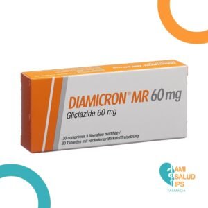 GLICLAZIDE 60 MG COMPROMIDOS RANURADOS DIAMICRON MR 60MG