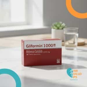 GLIFORMIN 1000 METFORMINA 1000MG C*30 TABLETAS RECUBIERTAS SIEGFRIED