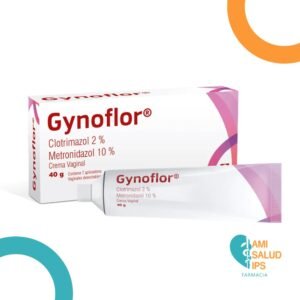 CLOTRIMAZOL 2% + METRONIDAZOL 10% CREMA VAGINAL TUBO*40G GYNOFLOR