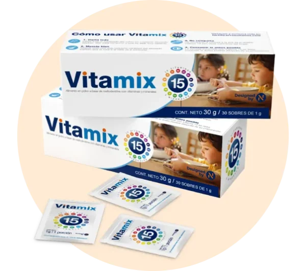 VITAMINAS ORALES PORCIONES X 30G VITAMIX 15 DESIGNED BY