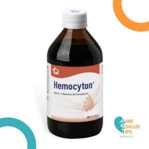HEMOCYTON COMPLEJO B + HIERRO ELEMENTAL ELIXIR FRASCO*340ML TQ