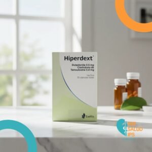 HIPERDEXT DUTASTERIDE 0.5MG, TAMSULOSINA 0.4MG FRASCO*30 CAPSULAS DURAS EXELTIS