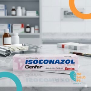 ISOCONAZOL 1% CREMA TOPICA TUBO*20G GENFAR