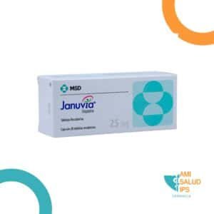 JANUVIA 25MG SITAGLIPTINA 25MG C*28 TABLETAS RECUBIERTAS MSD