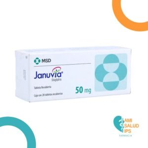 JANUVIA SITAGLIPTINA 50MG C*28 TABLETAS RECUBIERTAS MSD