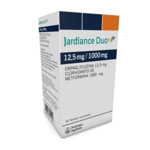 EMPAGLIFLOZINA 12.5MG + METFORMINA 1000MG TABLETA RECUBIERTA JARDIANCE DUO
